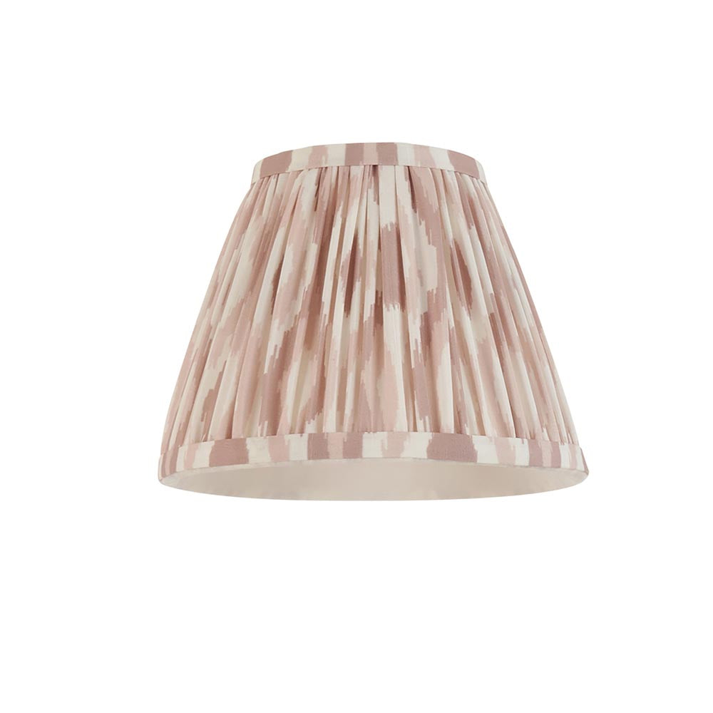 Wood Wing And Ikat 16cm Neutral Shade Wall Light In Brushed Aged Brass