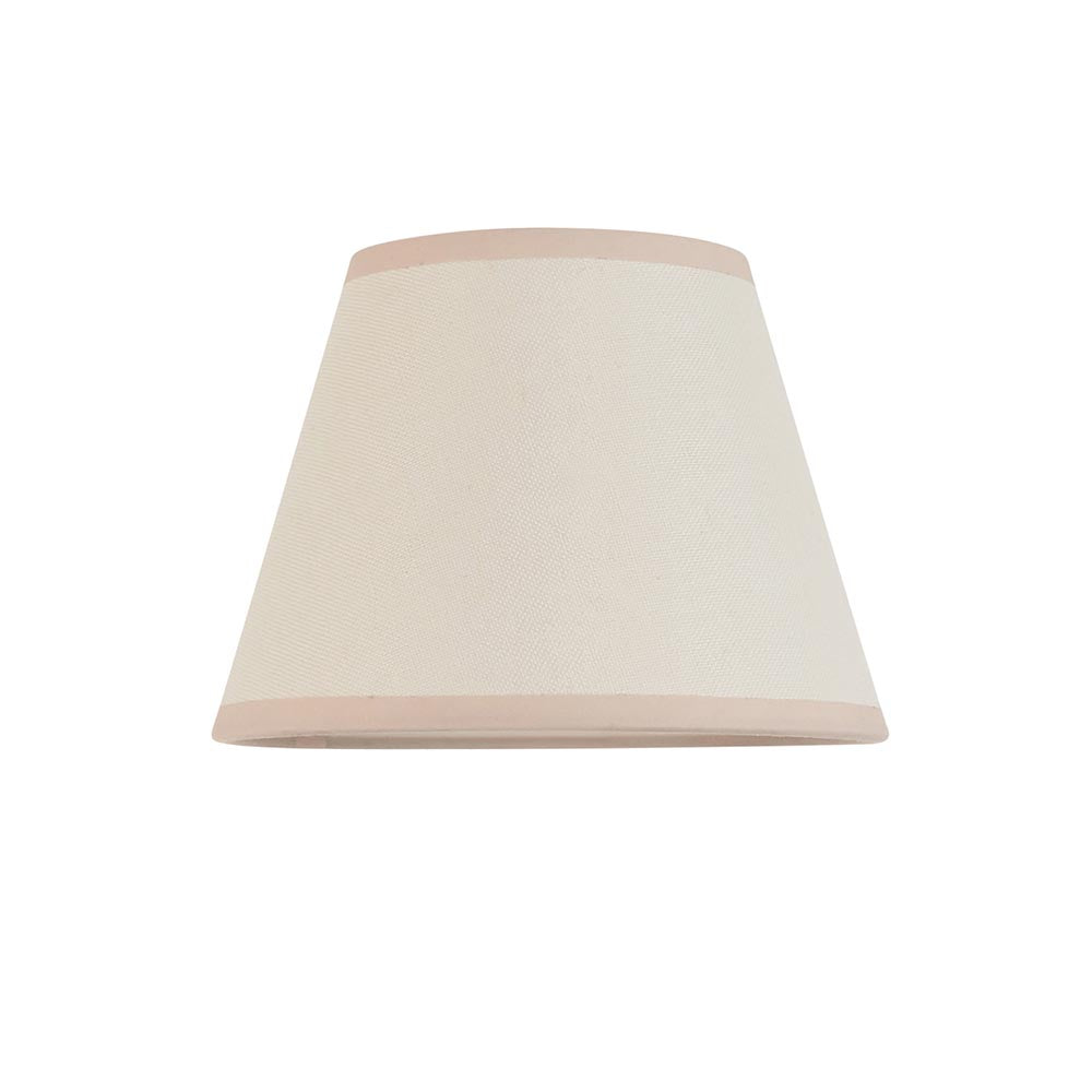Step T Bar And Ivy 20cm Vintage White Shade Wall Light In Brushed Aged Brass