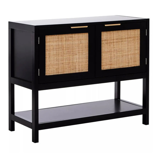 Sherman Wooden Sideboard With 2 Doors In Black