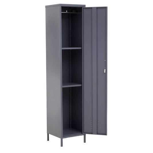 Academy Metal Locker With 1 Door In Grey