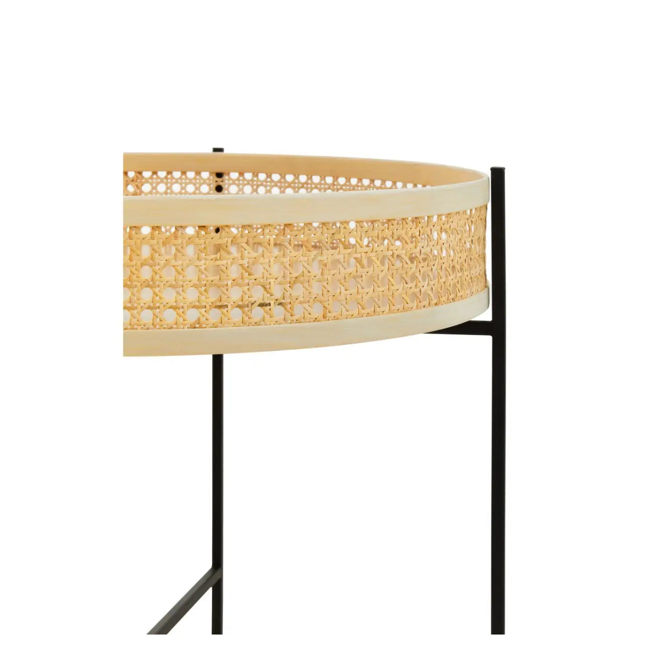 Depok Natural Rattan Coffee Table With Cross Legs