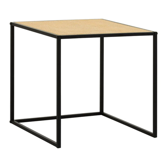 Depok Square Rattan Side Table In Natural