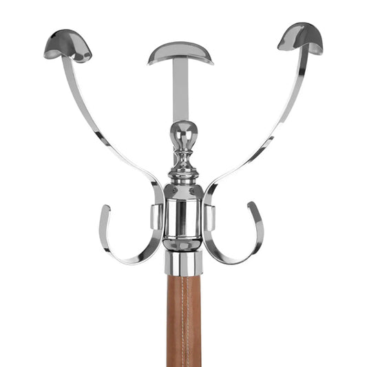 Churchill Steel Coat Stand In Tan