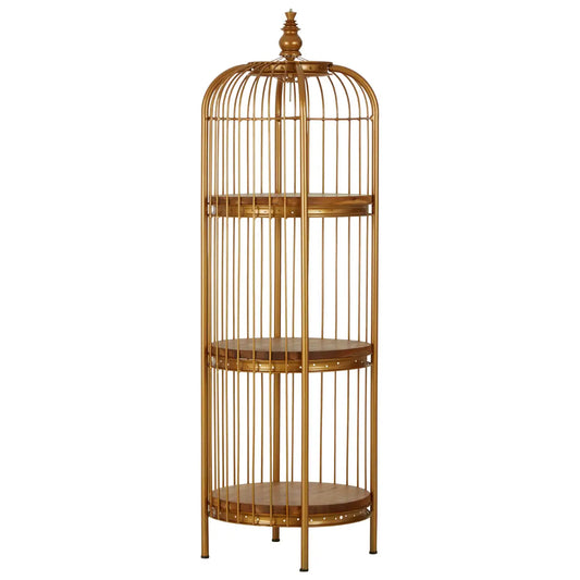 Mantis Small Shelving Unit in Gold