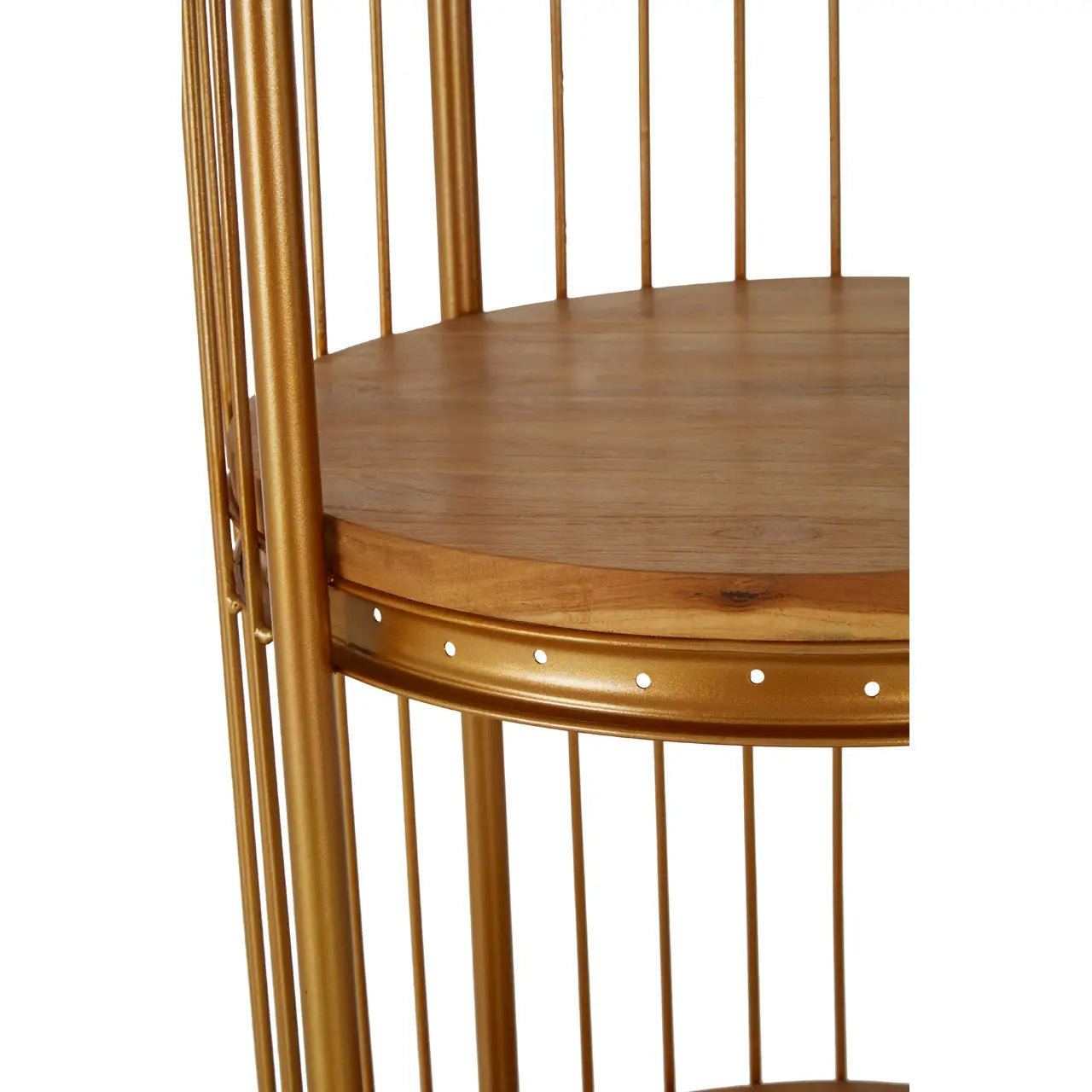 Mantis Small Shelving Unit in Gold