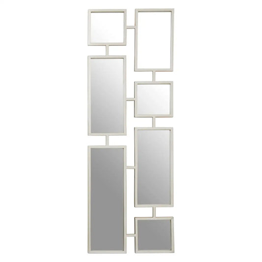 Beauly Metal Wall Mirror In Silver