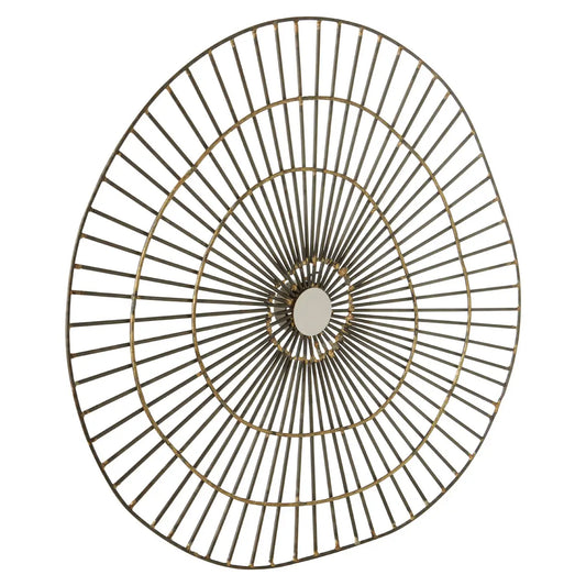 Mirano Medium Abstract Wall Art In Gold