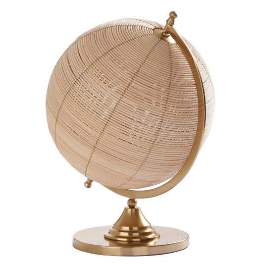 Malacca Small Rattan Globe In Natural
