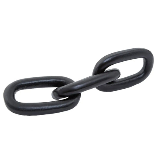Prato Aluminium Chain Sculpture In Black