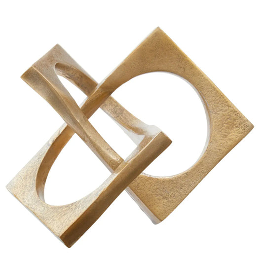 Prato Aluminium Sculpture In Gold