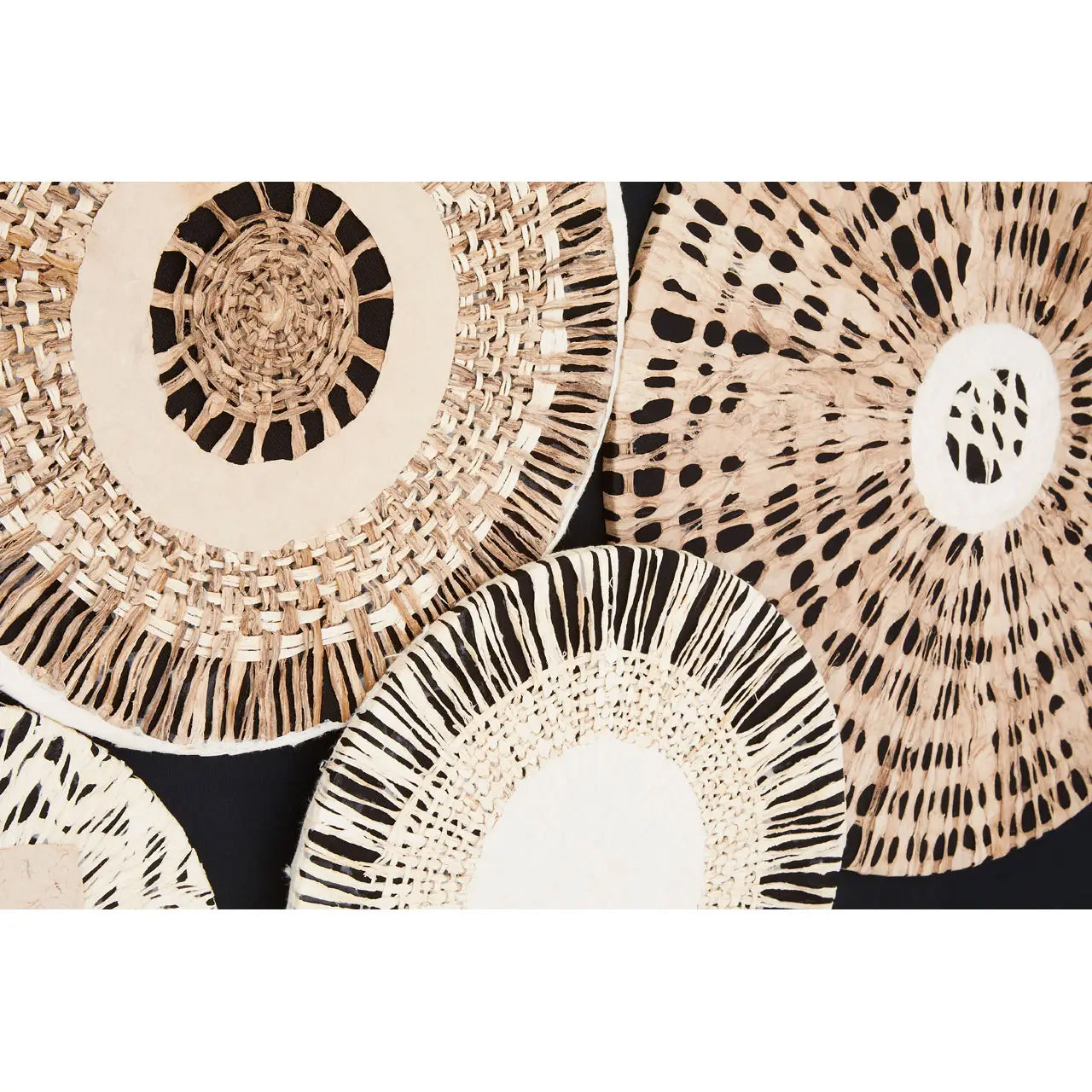 Modello Paper Design Wall Art In Natural And Black