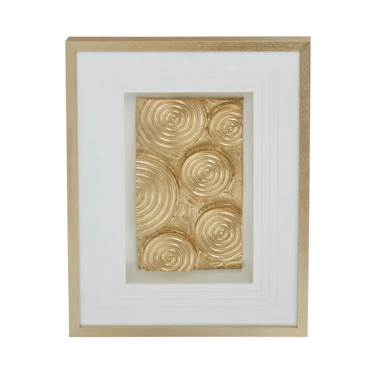 Nason Disc Design Wall Art In Gold