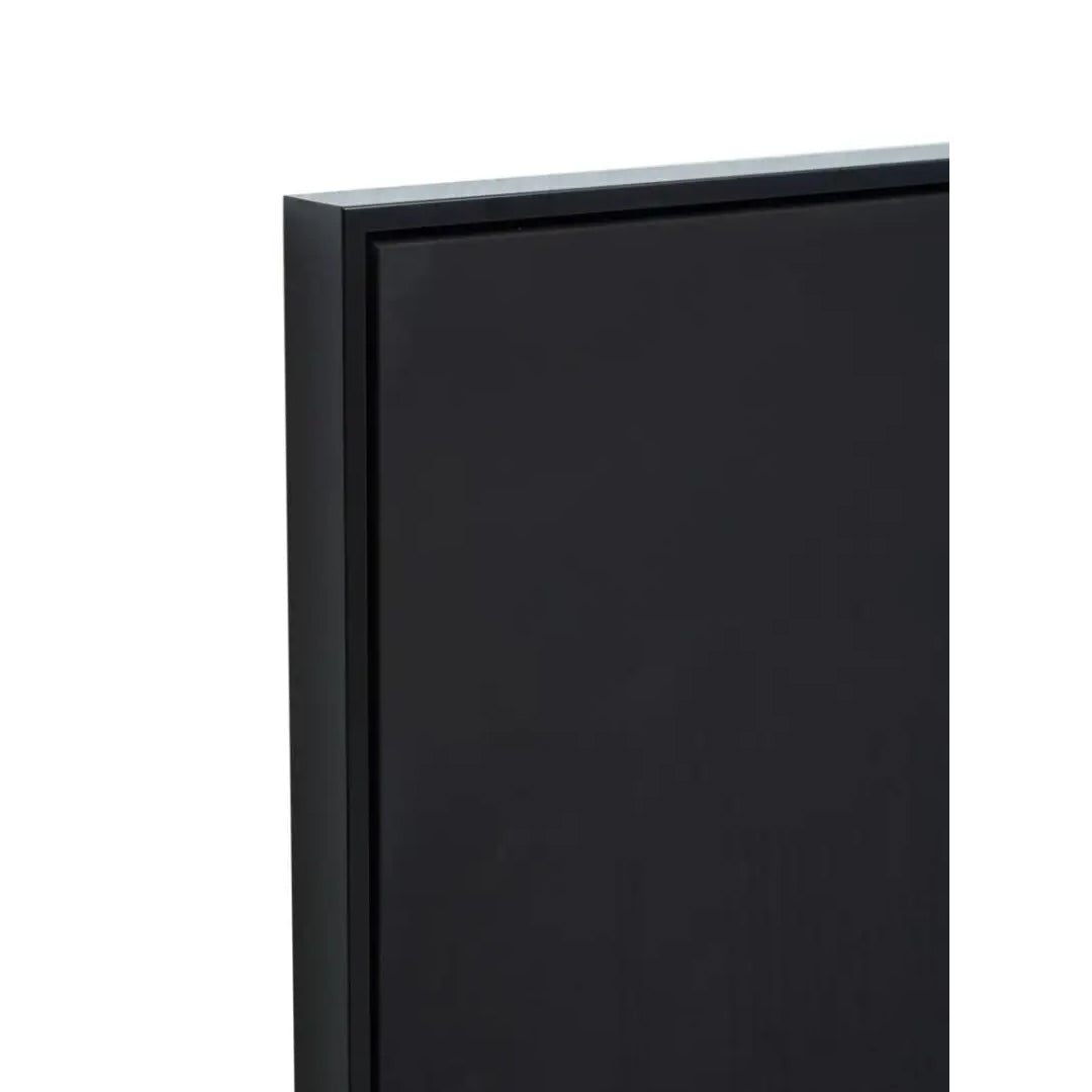 Astratto Abstract Design Wooden Wall Art In Black