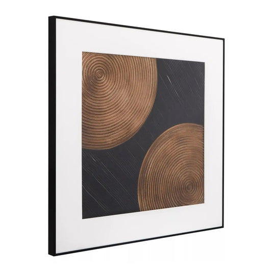 Nason Wall Art In Black And Brown
