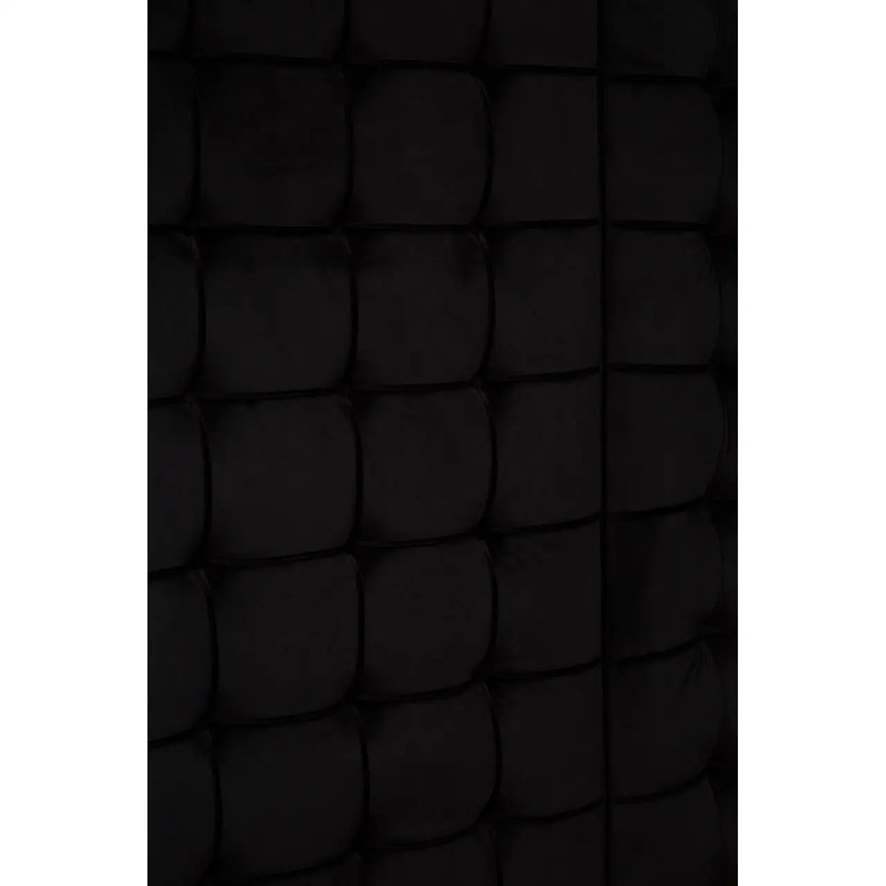 Piermount Velvet Double Bed In Black