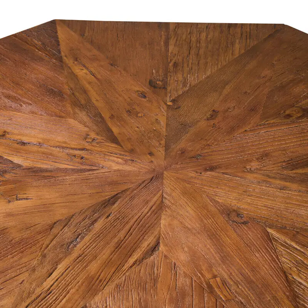 Jodi Octagonal Wooden Coffee Table In Natural
