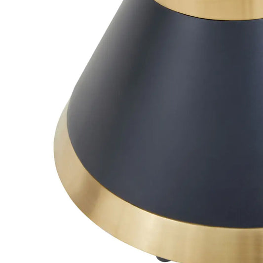 Moda Faux Marble Dining Table In White With Black Base