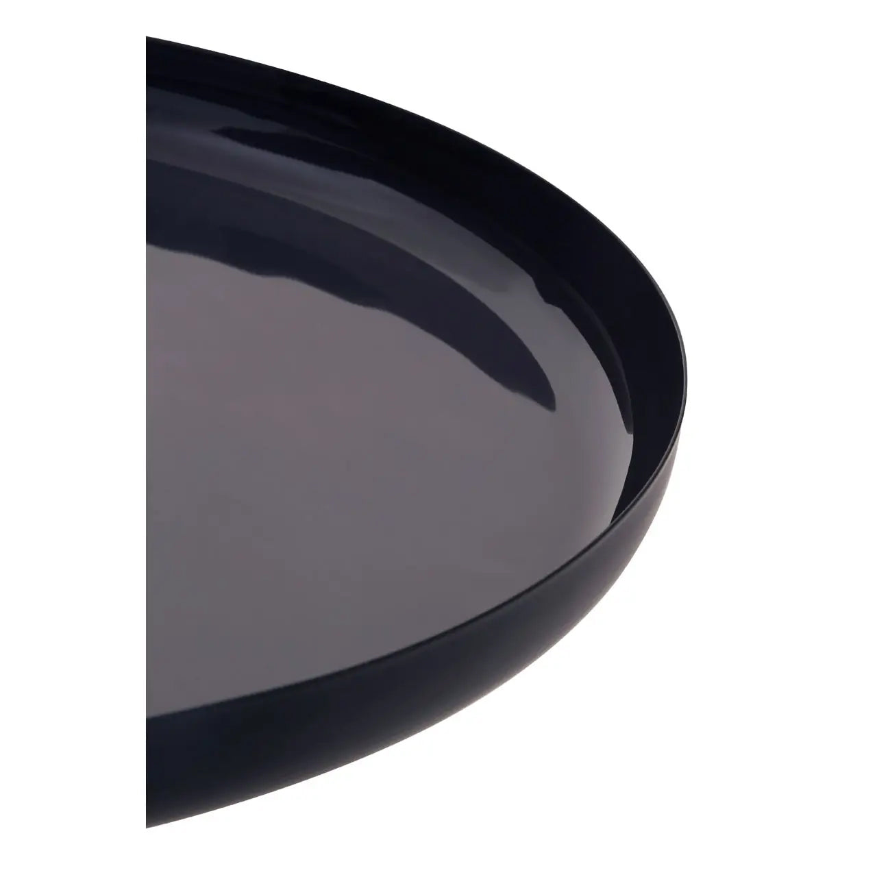 Amira Metal Set Of 3 Tray Tables In Gold And Black