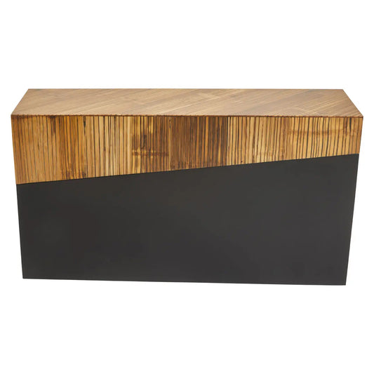 Gabor Bamboo Console Table In Natural