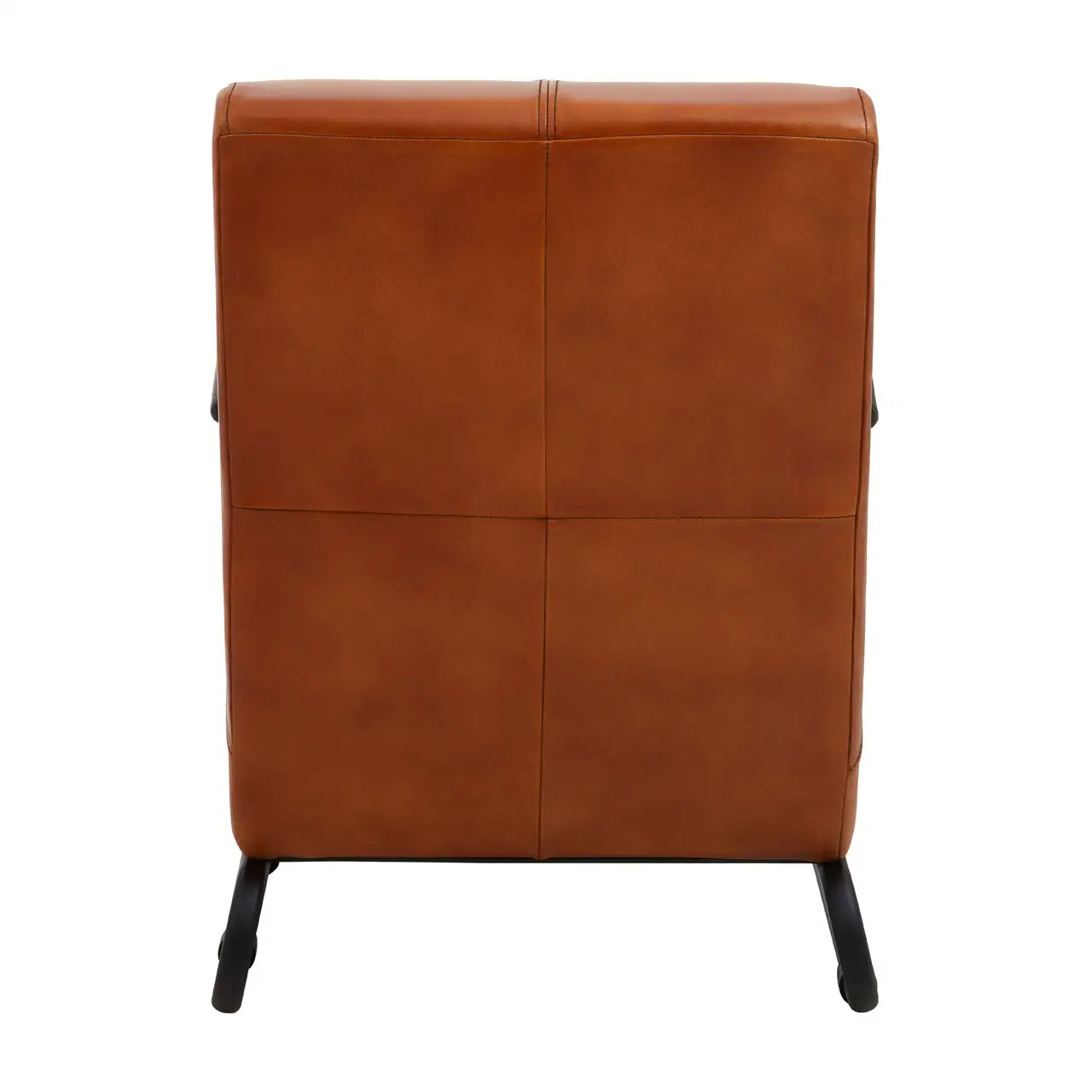 Buffalo Genuine Leather Armchair In Tan