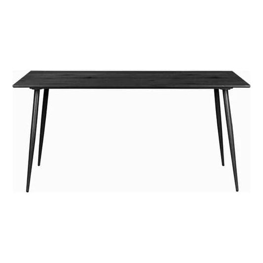 Monza Rectangular 160cm Wooden Dining Table In Black