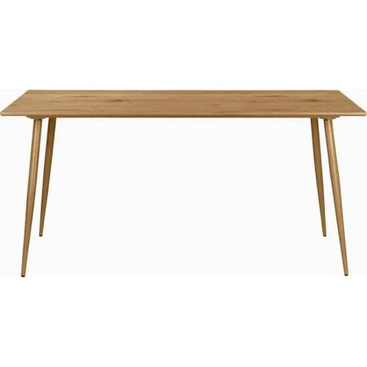 Monza Rectangular 160cm Wooden Dining Table In Oak