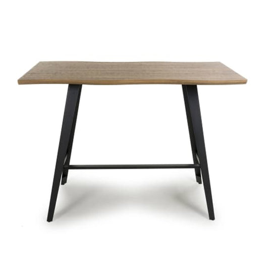 Nassau Curved Wooden Bar Table In Natural