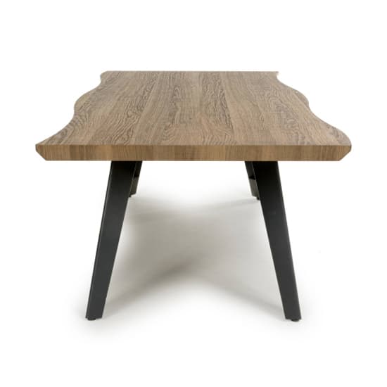 Nassau Curved Wooden Coffee Table In Natural