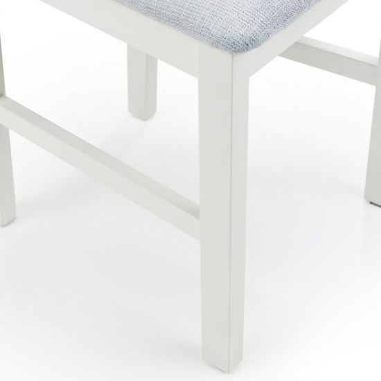 Coxmoor Ivory Wooden Dining Chairs In Pair