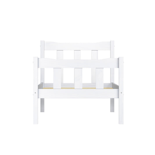Havana Wooden Single Bed In White