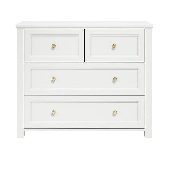 Ives Wooden Chest Of 4 Drawers In White