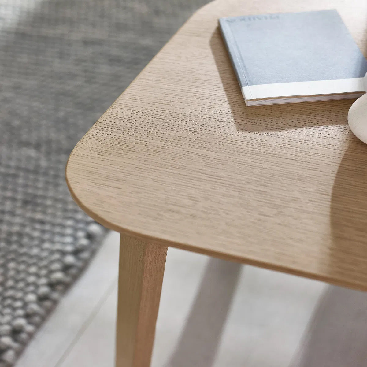 Kaito Square Wooden Side Table In Oak