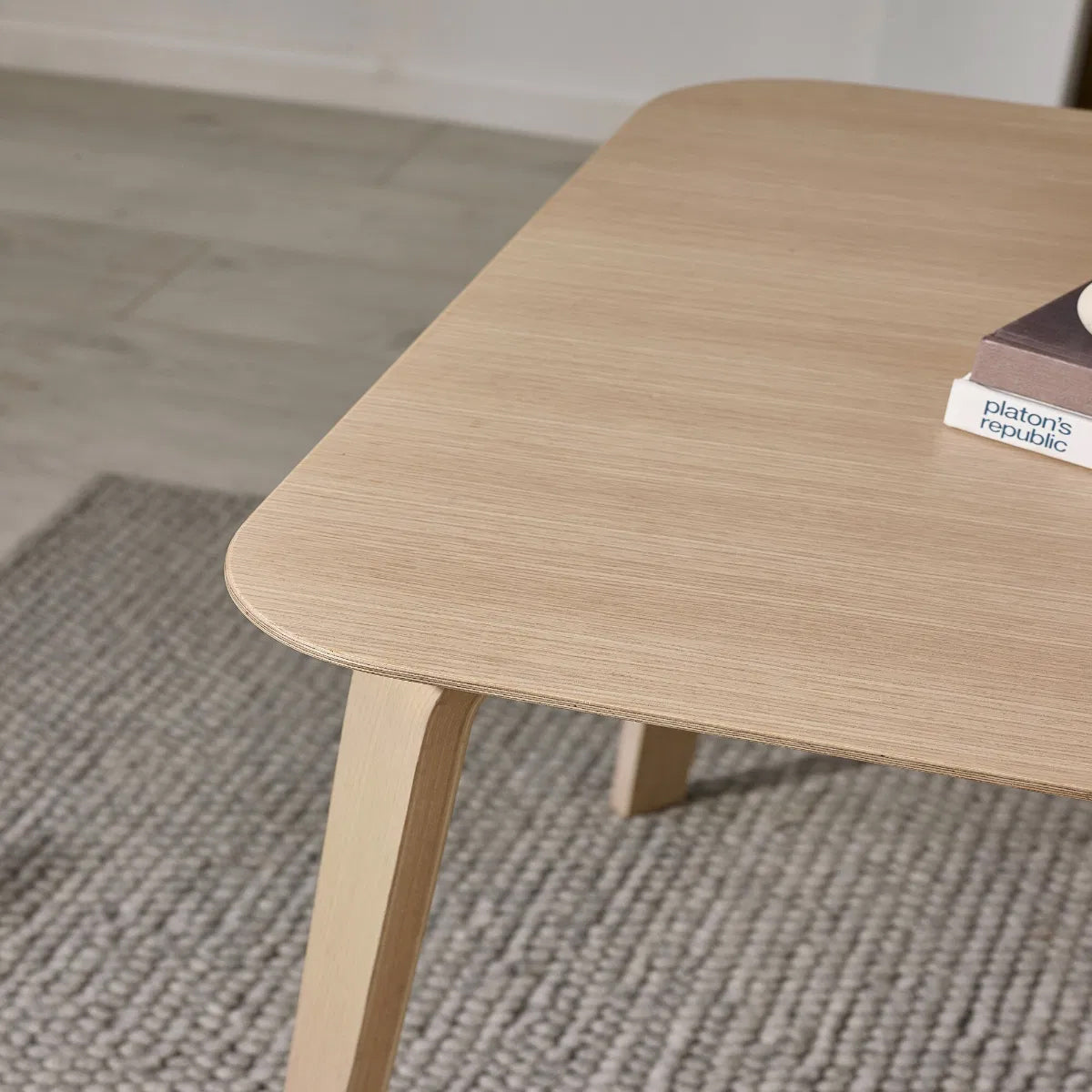 Kaito Rectangular Wooden Coffee Table In Oak