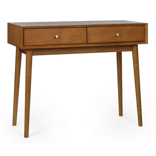 Lowry Wooden Console Table With 2 Drawers In Cherry