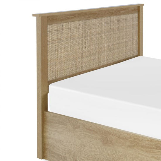 Padstow Wooden Ottoman King Size Bed In Oak