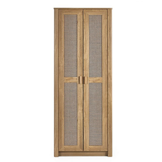 Sydney Wooden Wardrobe With 2 Doors In Oak