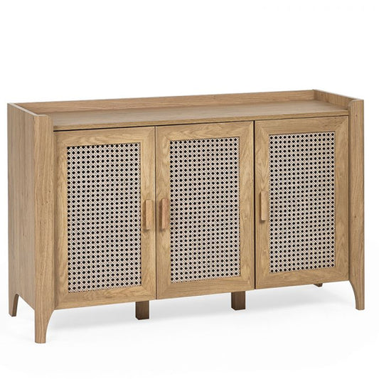 Sydney Wooden Sideboard With 3 Doors In Oak