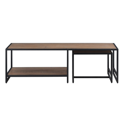 Ooki Wooden Coffee Table With Removeable Side Table In Oak