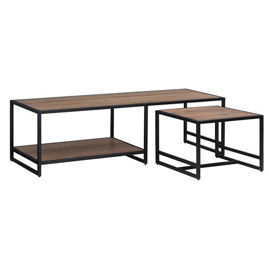 Ooki Wooden Coffee Table With Removeable Side Table In Oak