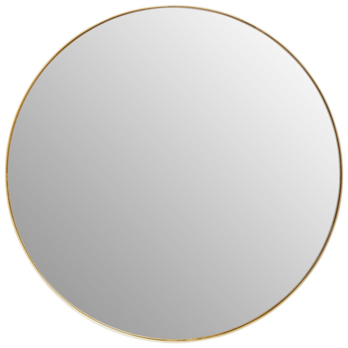 Cindy Large Wall Mirror With Gold Metal Frame