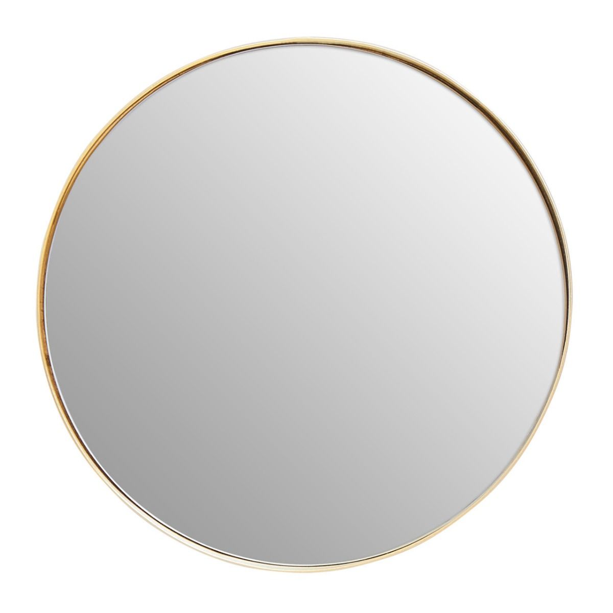 Cindy Medium Wall Mirror With Gold Metal Frame
