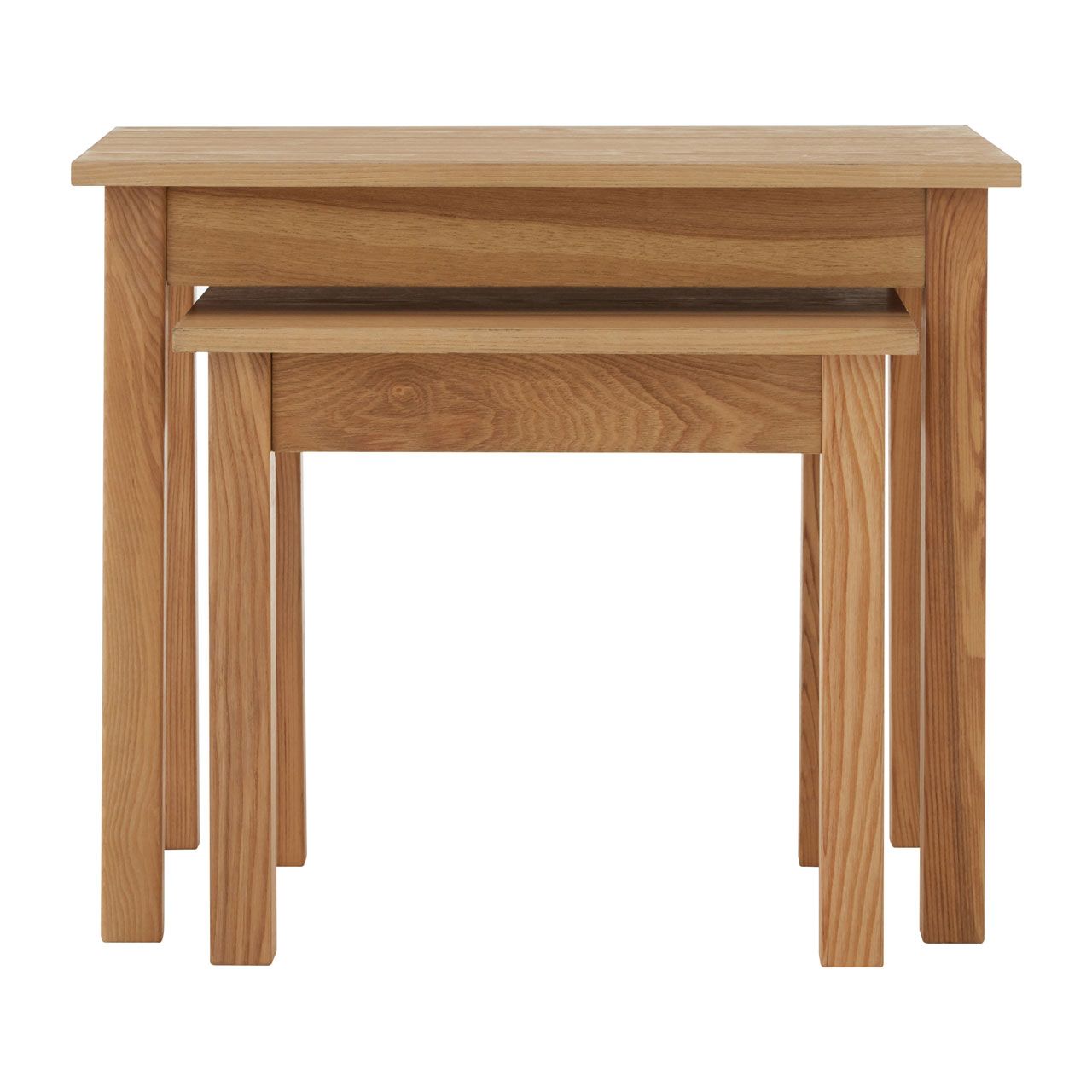 Westbury Wooden Nest Of 2 Tables In Oak