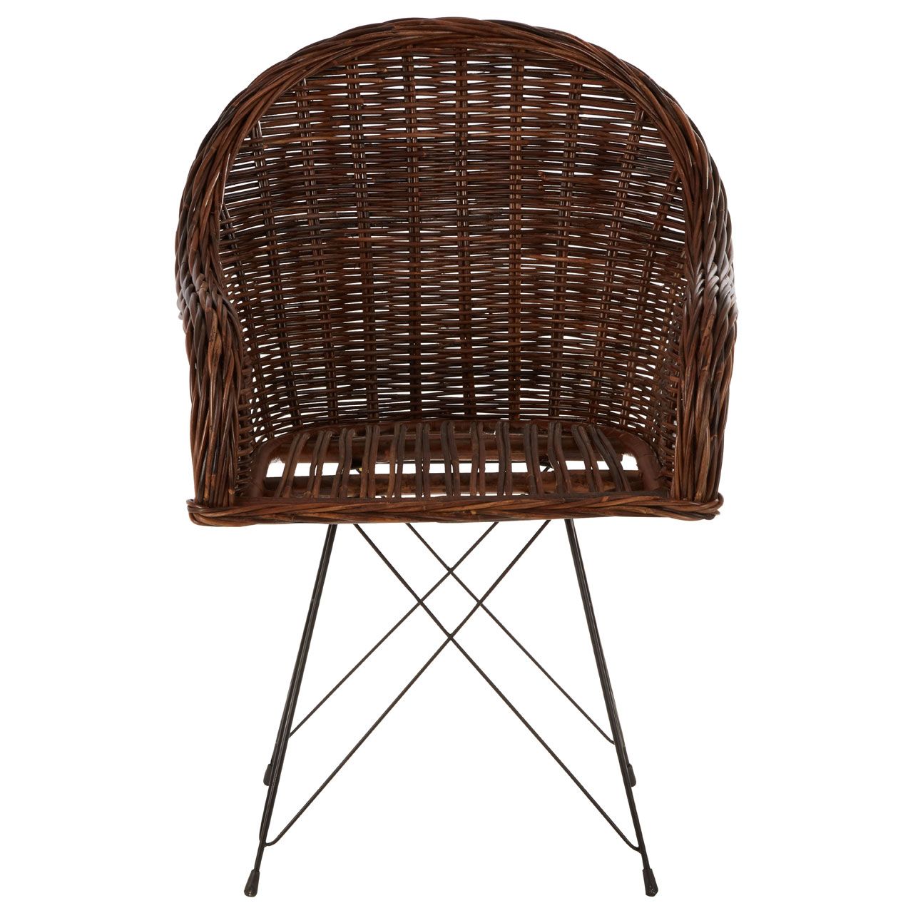 Manado Croco Kubu Rattan Bedroom Chair In Natural