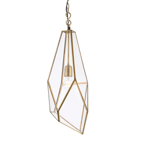 Avery Ceiling Pendant Light In Antique Brass