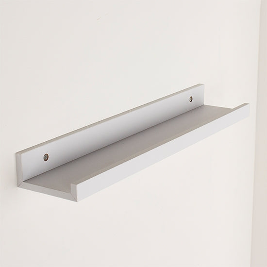 Dura Small Wooden Display Wall Shelf In Matt White