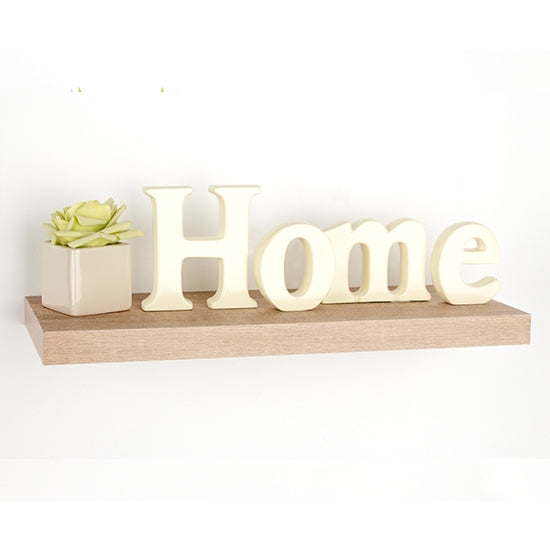 Hudson Large Wooden Box Wall Shelf In Oak