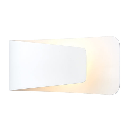 Jenkins LED Wall Light In Matt White
