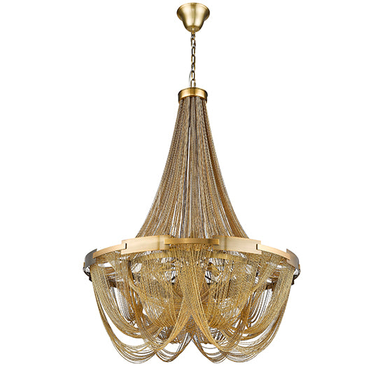 Notting Hill 6 Bulbs Statement Ceiling Light In Brass