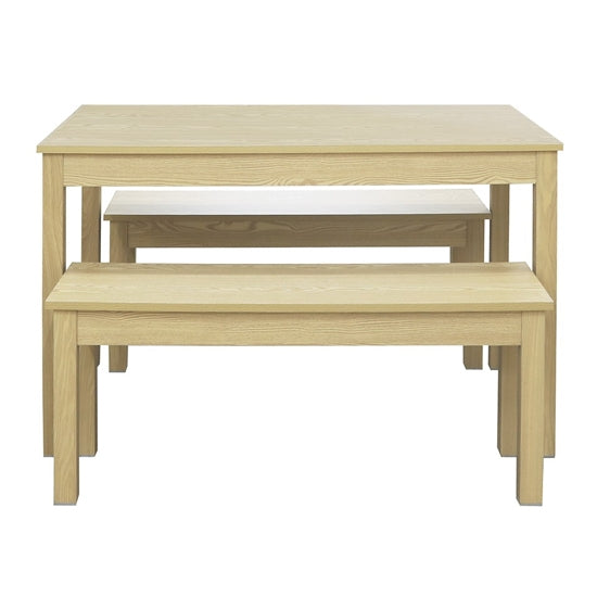 Ohio Wooden Dining Set In Oak