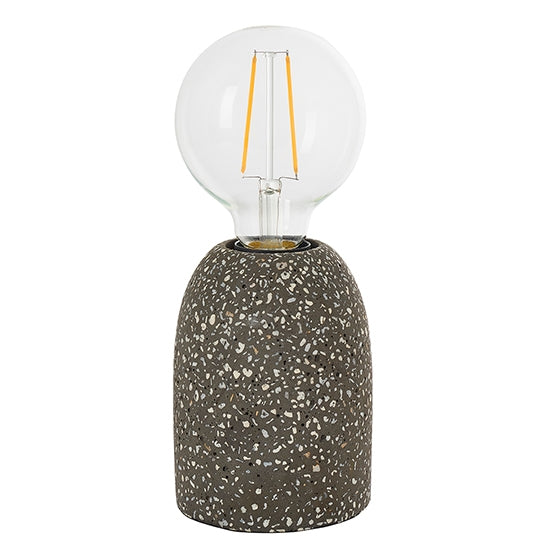 Terrazzo Table Lamp In Black Terrazzo